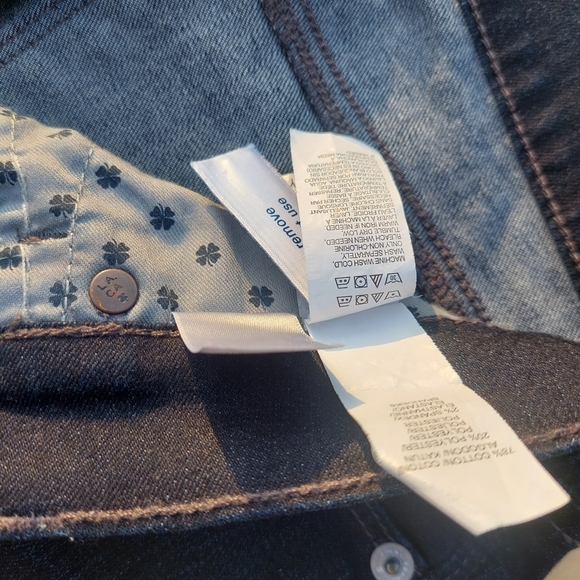 Lucky Brand Dark Blue Straight Leg Jeans Denim Women Sz 12/31. ( Bag D) - Picture 4 of 7